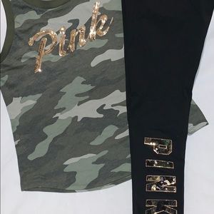 Pink L Killing it with Camo Outfit